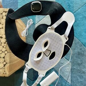 Megelin LED Face Mask + LED Belt for Neck & Shoulder